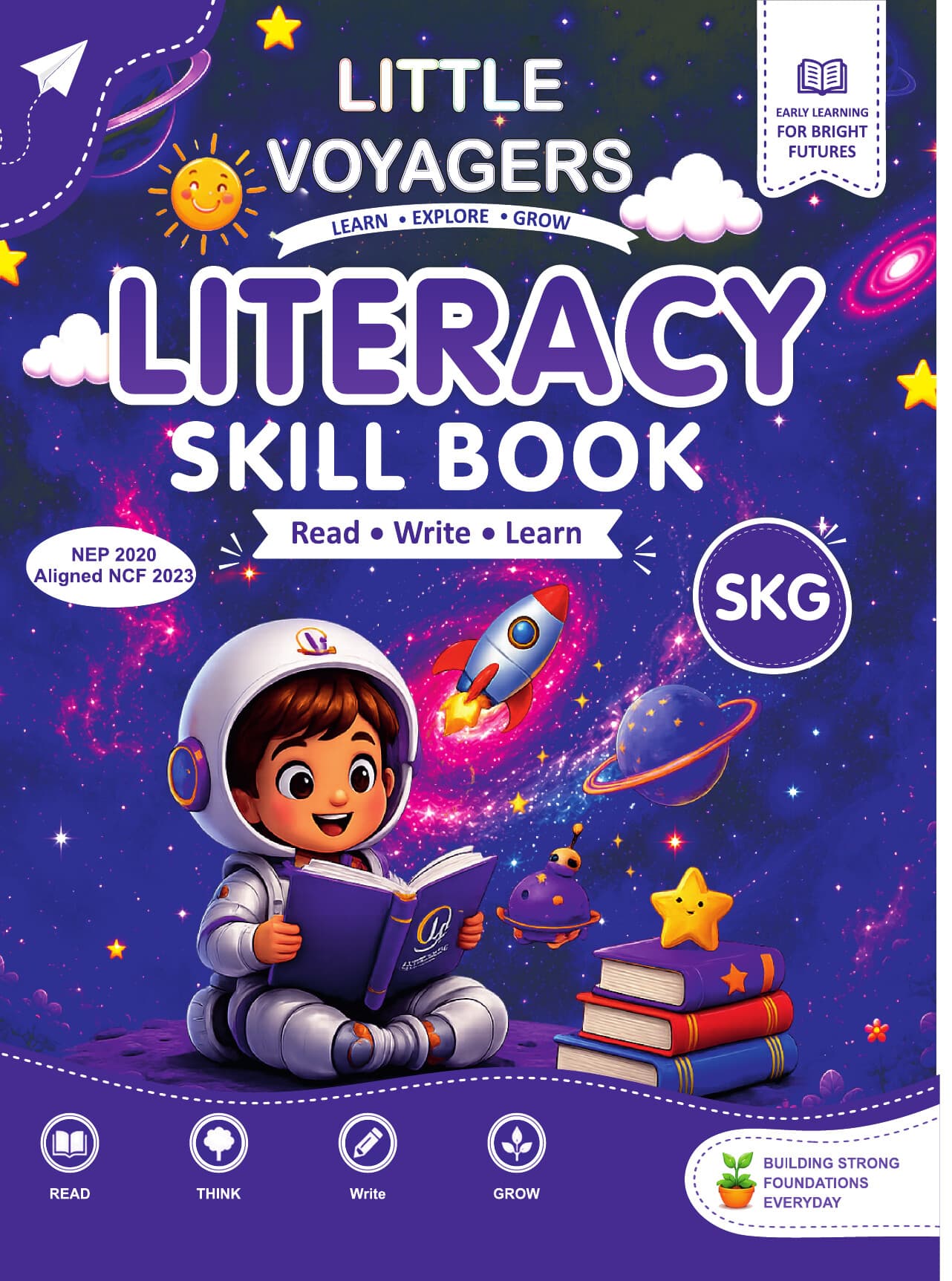Literacy Skill Book - Senior KG cover